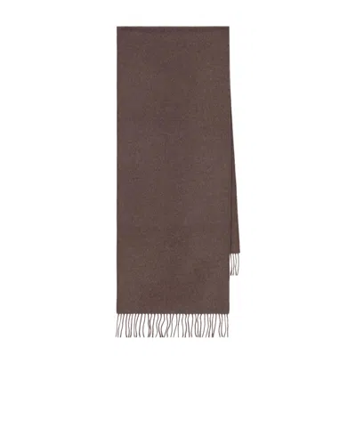 BRUNELLO CUCINELLI BRUNELLO CUCINELLI FRINGED EDGE SCARF