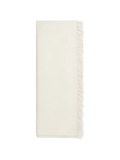 Brunello Cucinelli Fringed Scarf In Neutral