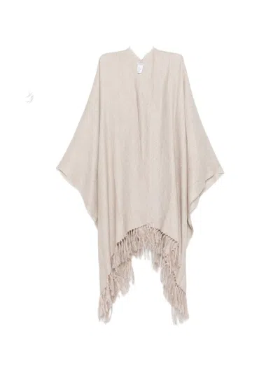 Brunello Cucinelli Fringed Scarf In Neutral