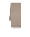 Brunello Cucinelli Fringed Silk Scarf In Nude