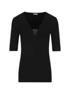 Brunello Cucinelli Monili-embellished T-shirt In Nero