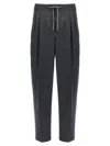 Brunello Cucinelli Man Pants Grey Size 42 Virgin Wool In Gray