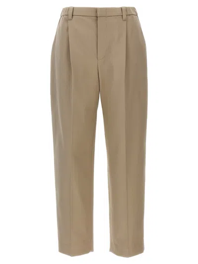 BRUNELLO CUCINELLI FRONT PLEAT PANTS