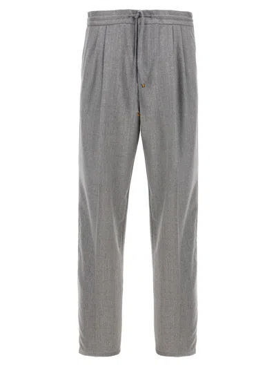 BRUNELLO CUCINELLI FRONT PLEAT PANTS