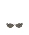 Brunello Cucinelli Full Frame Sunglasses In Gray