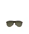 Brunello Cucinelli Full Frame Sunglasses In Green