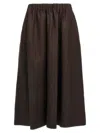 Brunello Cucinelli Elastic-waistband Midi Skirt