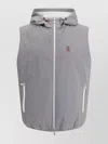 Brunello Cucinelli Functional And Stylish Quilted Waterproof Vest In Gray