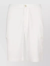 Brunello Cucinelli Functional Cargo Pocket Trousers In White