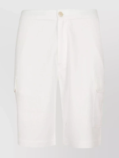 Brunello Cucinelli Cotton Bermuda Shorts In White