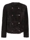 Brunello Cucinelli Fur Jacket In Brown
