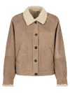 Brunello Cucinelli Fur Jacket Clothing In Brown