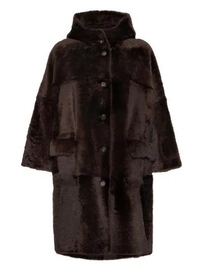BRUNELLO CUCINELLI BRUNELLO CUCINELLI FUR OVERCOAT CLOTHING