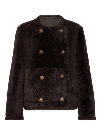BRUNELLO CUCINELLI BRUNELLO CUCINELLI FUR REVERSIBLE JACKET