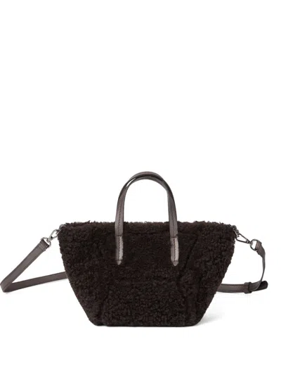 Brunello Cucinelli Fur Shopping Bag