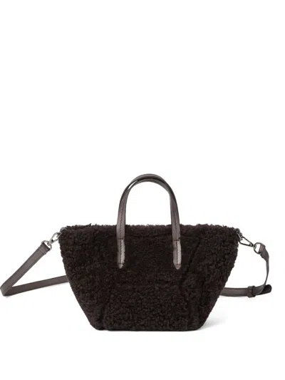 BRUNELLO CUCINELLI BRUNELLO CUCINELLI FUR SHOPPING BAG