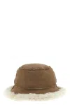 Brunello Cucinelli Fuzzy Bucket Hat In Brown