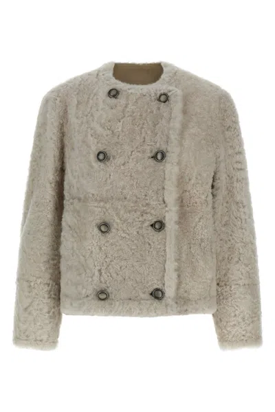 BRUNELLO CUCINELLI 'FUZZY' REVERSIBLE CABAN