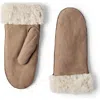Brunello Cucinelli Fuzzy Shearling Mittens