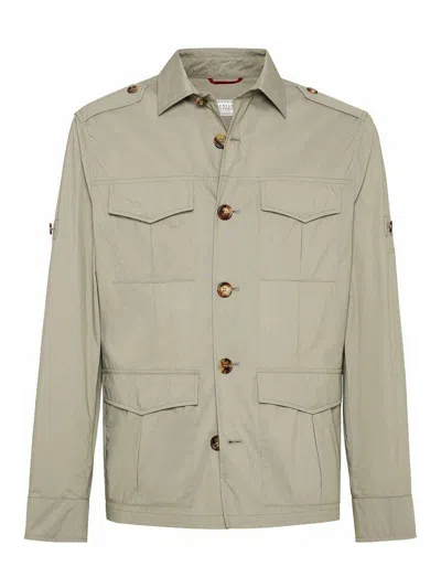 BRUNELLO CUCINELLI GABARDINA - BEIS