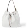 Brunello Cucinelli Cotton-linen Bc Duo Bucket Bag In Chalk