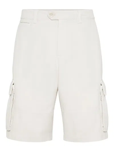 Brunello Cucinelli Gabardine Bermuda Shorts