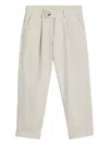 Brunello Cucinelli Gabardine Chino Trousers In White