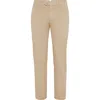 Brunello Cucinelli Gabardine Garment Dyed Trousers In Prussian Blue