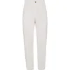 Brunello Cucinelli Utility-pocket Gabardine Trousers In Gray