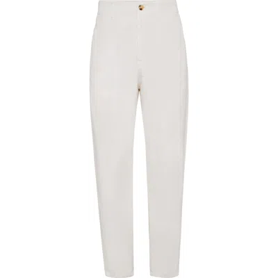 BRUNELLO CUCINELLI BRUNELLO CUCINELLI GABARDINE TROUSERS