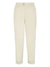 Brunello Cucinelli Garment-dyed Corduroy Trousers In Neutral