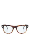 Brunello Cucinelli Wayfarer-frame Sunglasses In Brown