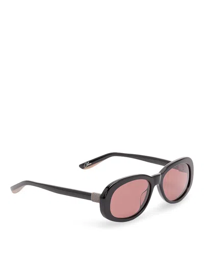 Brunello Cucinelli Claire Acetate Sunglasses In Black