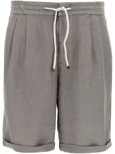 BRUNELLO CUCINELLI BERMUDA SHORTS WITH DRAWSTRING