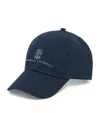 Brunello Cucinelli Logo-embroidered Baseball Cap In Blue