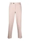 Brunello Cucinelli Men Garment-dyed Italian Fit Pants In White