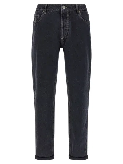 BRUNELLO CUCINELLI BRUNELLO CUCINELLI GARMENT-DYED JEANS