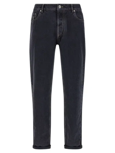 BRUNELLO CUCINELLI GARMENT-DYED JEANS