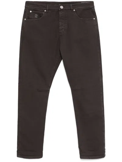 BRUNELLO CUCINELLI GARMENT-DYED JEANS