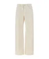 Brunello Cucinelli Denim Pants In Nude