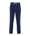 Brunello Cucinelli Garment-dyed Leisure Fit Corduroy Trousers In Blue