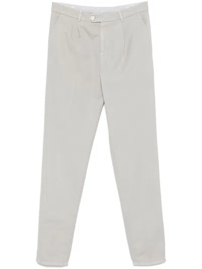 BRUNELLO CUCINELLI GARMENT-DYED LEISURE FIT PANTS
