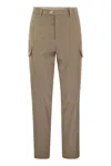 Brunello Cucinelli Men Garment-dyed Leisure Fit Trousers