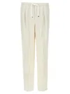 Brunello Cucinelli Corduroy Trousers In White