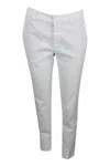 Brunello Cucinelli Garment-dyed Stretch Cotton Drill Cigarette Trousers In White
