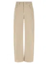 Brunello Cucinelli Multi-pocket Jeans In Beige
