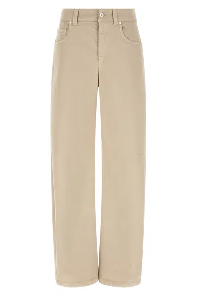 BRUNELLO CUCINELLI GARMENT-DYED JEANS