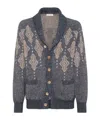 Brunello Cucinelli Geometric Jacquard Pattern In Gray