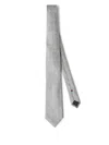 Brunello Cucinelli Silk Geometric Jacquard Tie In Grey