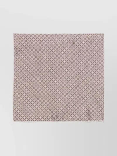 Brunello Cucinelli Geometric Pattern Rectangular Scarf